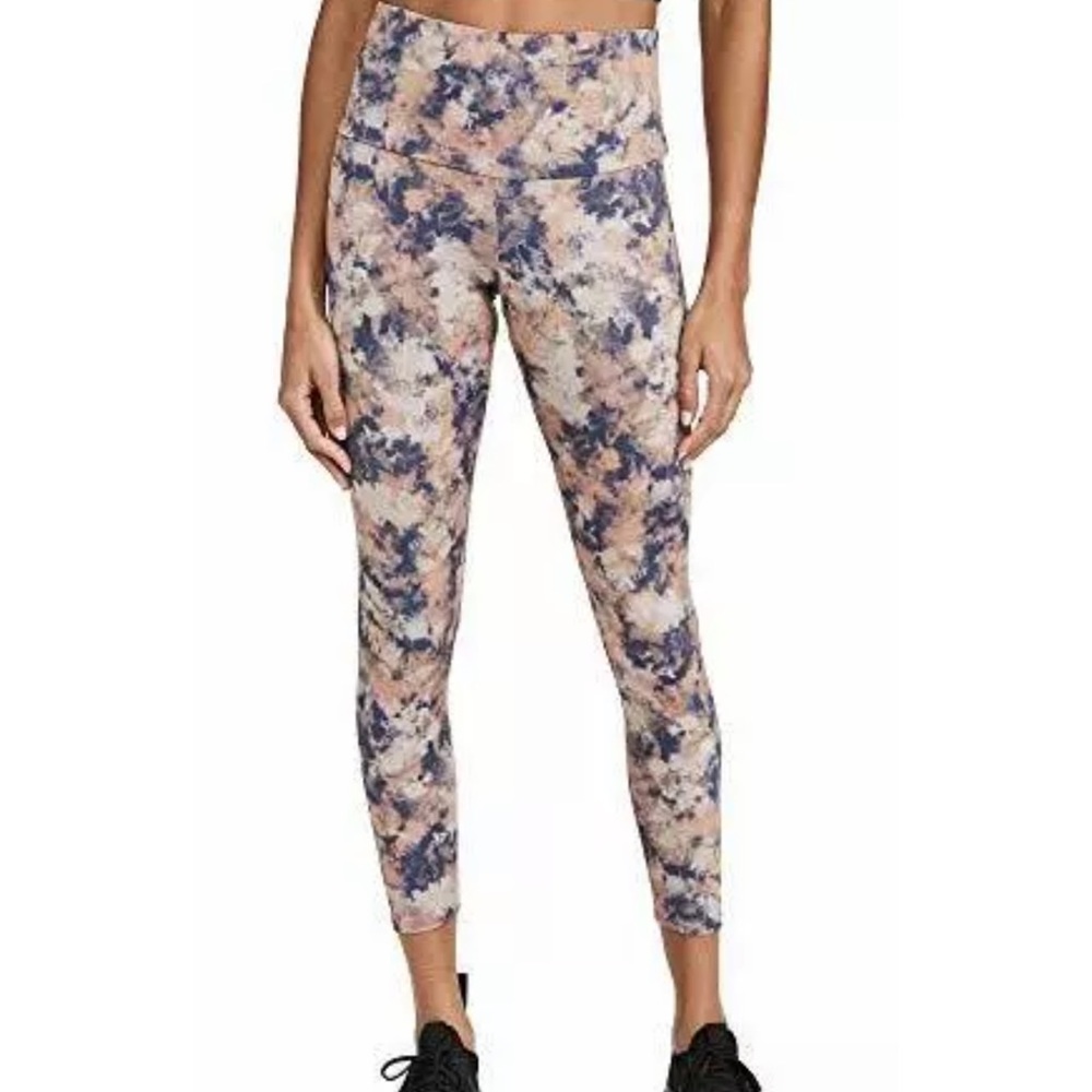 ONZIE High Basic MIDI 7/8 Earth Tie Dye Leggings M/L NWT